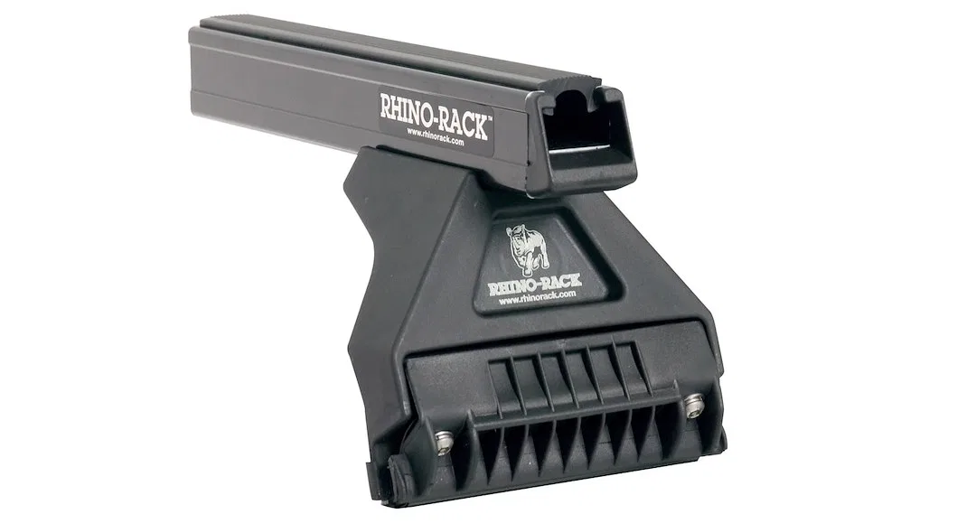 JB1612 – RHINO RACK Roof Rack, Direct Fit Black With Two Roof Rack Cross Bar/ Two Roof Rack Mounting Kit 59 Inch Leng...